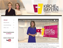 Tablet Screenshot of kircheinbayern.de